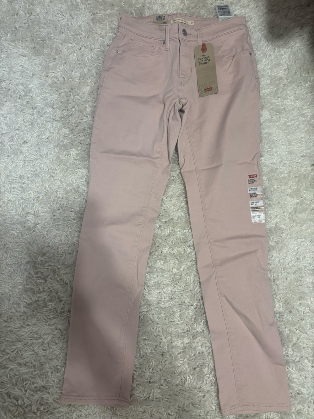 Levi's women’s Pink Stretch Chino Pants